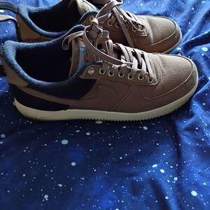 Men's Brown Carhartt Nike Air Force One Casual Sneakers